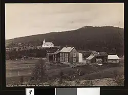 Berkåk and the local church (c. 1885)