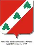 Coat of arms of Minzac