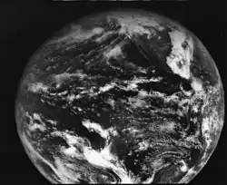 First full disk image of Earth from geostationary orbit (December 11, 1966)