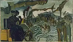 Wyndham Lewis's A Battery Shelled; 1919.[155]