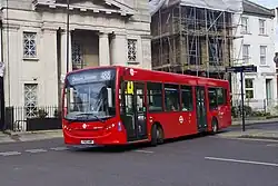 A single decker bus on Tower Transit route 488