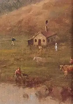 Acadians by Samuel Scott, Annapolis Royal, 1751