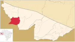 Location of municipality in Acre State