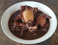 Adobong pusit (squid)
