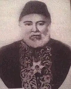 al-Sayed Pasha Abaza, one of the sons of Shiekh of the Arabs Hassan Abaza