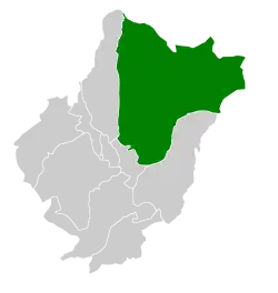 Location of Al-Aqiq in Al-Baha Province