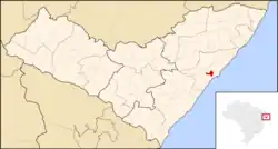 Location of Coqueiro Seco