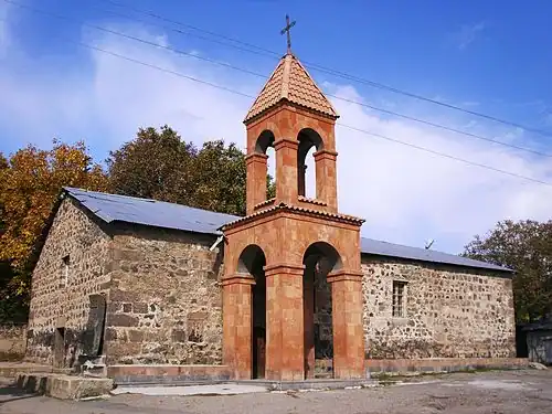 The church of Vardanavank built in 901, reconstructed in the 19th century