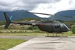 An Albanian Agusta Bell-206C-1