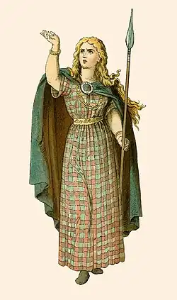 1864 illustration of Boudica