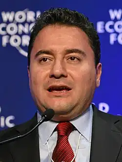 Chairperson of the Democracy and Progress Party Ali Babacan