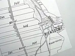 Rixdorf with its new Bohemian settlement, 1740
