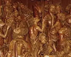 part of Carving altar