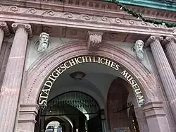 Main portal - Heads of Lotter and Widemann?