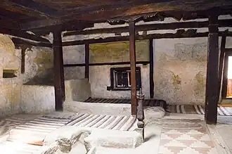 An interior view of fort