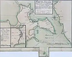 Location map of Fort Quélern