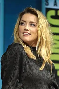 Amber Heard at the 2018 San Diego Comic-Con