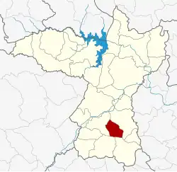 District location in Khon Kaen province