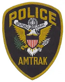 Supervisor Patch of the Amtrak Police Department