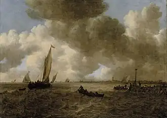A Stormy Seascape (1655), oil on canvas, 110 × 159&nbsp;cm., Sinebrychoff Art Museum
