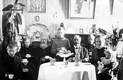 Image 24Family in Söderhamn, Sweden, seated for fika (c. 1916) (from Coffee culture)