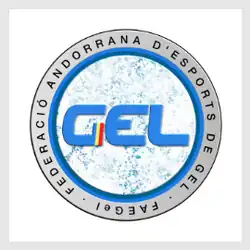 Logo of the Andorran Ice Sports Federation