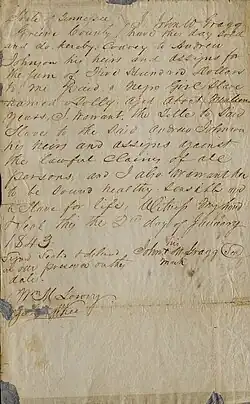 Handwritten legal document in brown ink on aged-looking paper