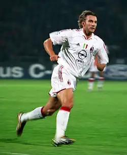 Andriy Shevchenko pictured in 2004