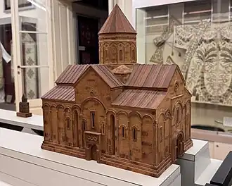 A model of the cathedral at the Mekhitarist Monastery of Vienna