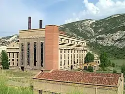 Abandoned electric plant in Aliaga.