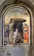 Altar fresco by Antonio del Massaro