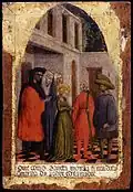 Marriage of Saint Monica by Antonio Vivarini, 1441