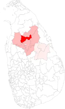 Location of Anuradhapura East