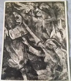 Oil painting "Musicians"