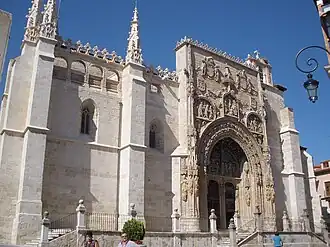 View of the Church of Santa María la Real in Aranda de Duero