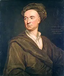 John Arbuthnot, scientist, mathematician, court physician to Queen Anne, author, and co-founder of the Scriblerus Club. Fellow of the Royal Society (1704).[147]