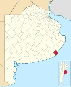 Location in Buenos Aires Province