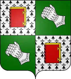 Arms of the Coart family