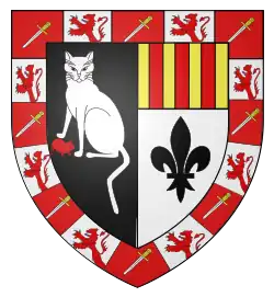 Coat of arms of the de Muyser Lantwyck family.