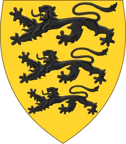 Coat of arms of the Hohenstaufen dukes (13th century) of Swabia