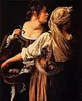 Artemisia Gentileschi, Judith and her Maidservant, c. 1618, oil on canvas. Galleria Palatina, Palazzo Pitti, Florence