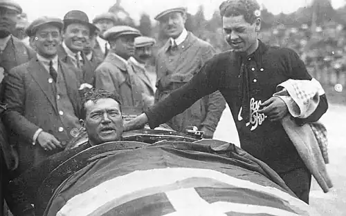 Antonio Ascari (1888–1925) and Ramponi won 1925 Belgian Grand Prix in an Alfa Romeo P2. Ascari died less than a month later in the 1925 French Grand Prix.