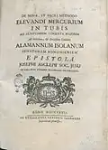 De nova et facili methodo elevandi Mercurium in tubis ad altitudinem consuetam maiorem, 1767