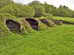 Coke ovens at Aspen Valley Colliery, Oswaldtwistle