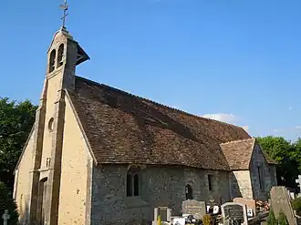 The church in Auberville