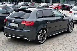Audi RS3 Sportback rear view (8P)