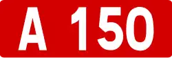 A150 autoroute shield