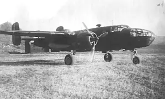 B-25 piloted by Capt. York after emergency landing in the Soviet Union