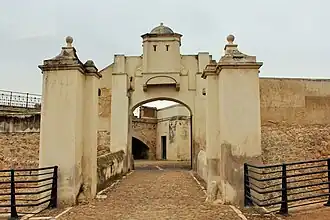 Exterior facade, to the east