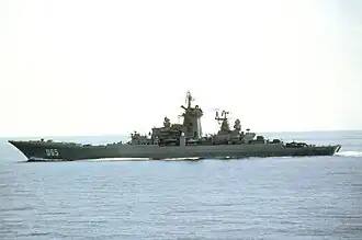 Soviet battlecruiser Kirov, 1983